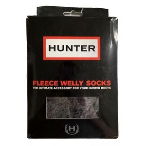 HUNTER Fleece Welly Boot Socks Size M
